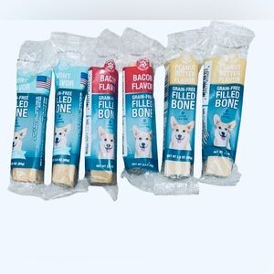 Mint, Bacon, and Peanut Butter Flavored Dog Bones